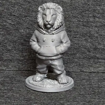 Urban Lion – Sư tử streetwear mặc hoodie