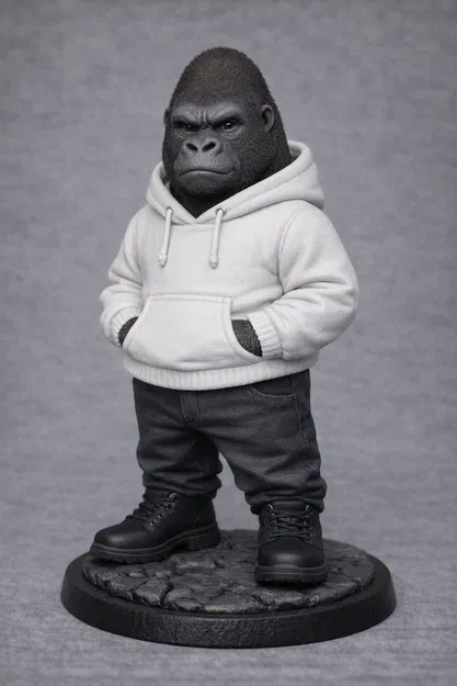 Khỉ Đột Mặc Hoodie (Hoodie Gorilla) - Image 1