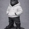 Khỉ Đột Mặc Hoodie (Hoodie Gorilla) - Thumbnail 1