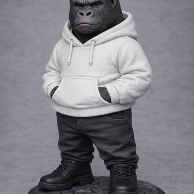 Khỉ Đột Mặc Hoodie (Hoodie Gorilla)