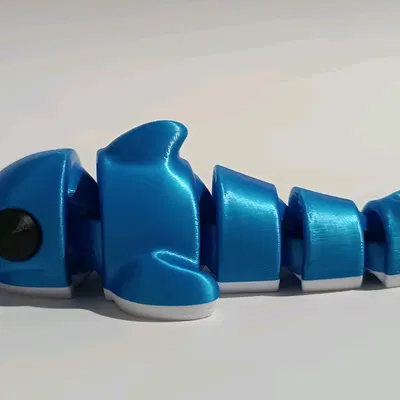 Cá mập Flexi & Móc khóa - Không cần Supports