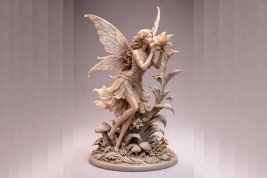 Nàng Tiên Giữa Những Đóa Hoa Ly (Fairy Among the Lillies) - Image 1