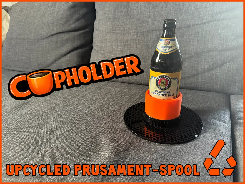 Kệ giữ ly & chai chống đổ cho sofa và giường (tái chế cuộn Prusament) - Image 1