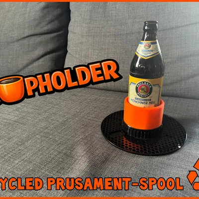 Kệ giữ ly & chai chống đổ cho sofa và giường (tái chế cuộn Prusament)