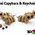 Capybara dẻo & móc khóa – Không cần supports - Thumbnail 1