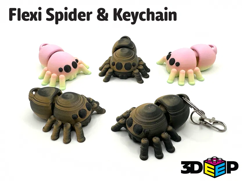 Nhện Flexi & Móc Khóa – Không Cần Supports - Image 1