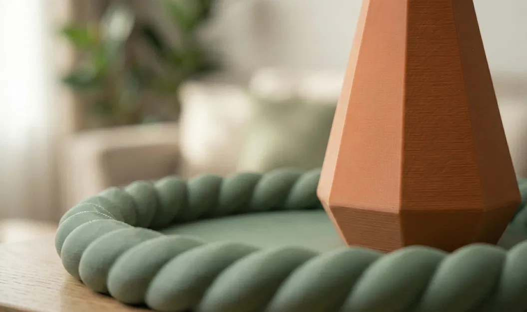 NORDIX Duo - Bình hoa tối giản & Khay tết bện - Image 2