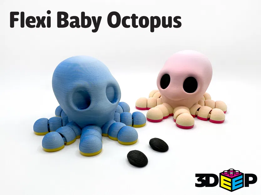 Bạch tuộc con Flexi – Print in place, không cần Supports - Image 1