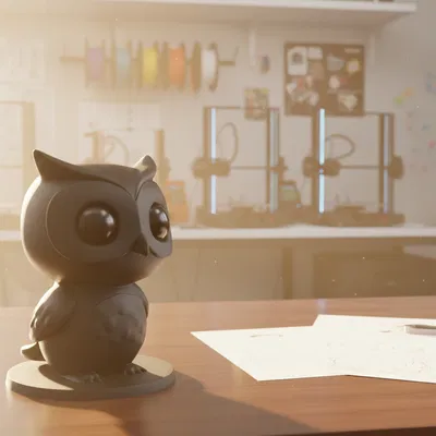 Cú mèo dễ thương (Cute owl)