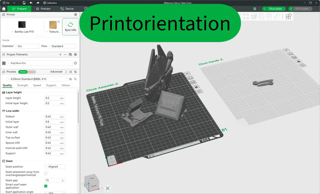 Falcon Dock Desk Clock – Đồng hồ để bàn dạng dock - Image 5