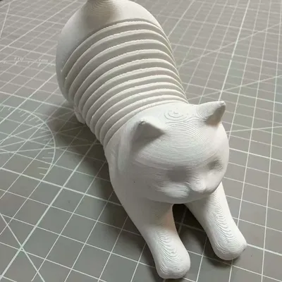 Mèo Lò Xo Duỗi Người Articulated Vui Nhộn (Cần Supports)