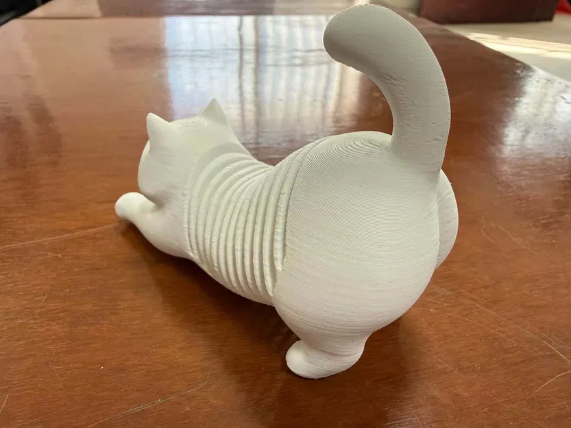 Mèo Lò Xo Duỗi Người Articulated Vui Nhộn (Cần Supports) - Image 3