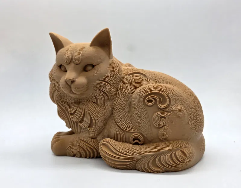 Tượng Mèo Huyền Bí (Mythic Cat Sculpture) - Image 2