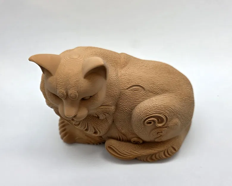 Tượng Mèo Huyền Bí (Mythic Cat Sculpture) - Image 4
