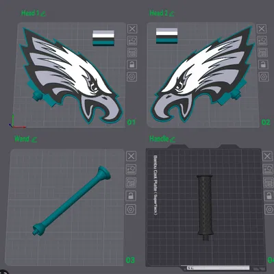 Wand thẻ tín dụng Philadelphia Eagles (Credit Card Wand)