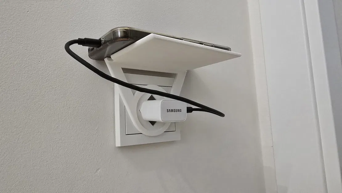 Giá đỡ điện thoại cắm vào ổ điện chuẩn châu Âu (EU/Schuko) - Image 4