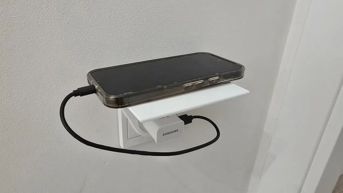 Giá đỡ điện thoại cắm vào ổ điện chuẩn châu Âu (EU/Schuko) - Image 5