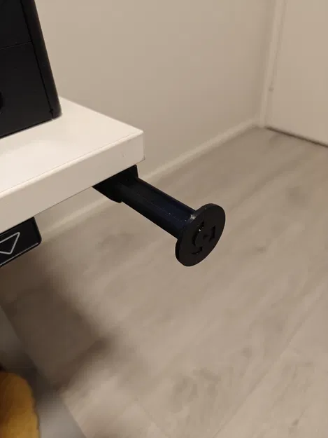 Giá treo tai nghe thu gọn gắn dưới bàn (Retractable Headset Hanger) - Image 3