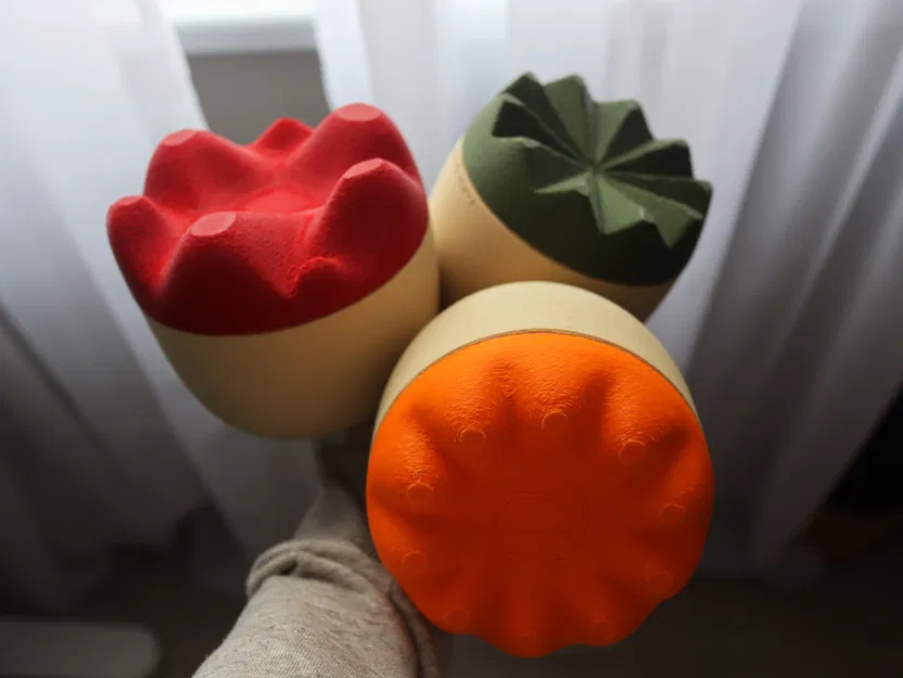 Pluffy pots – Chậu cây bông bông dễ thương - Image 2