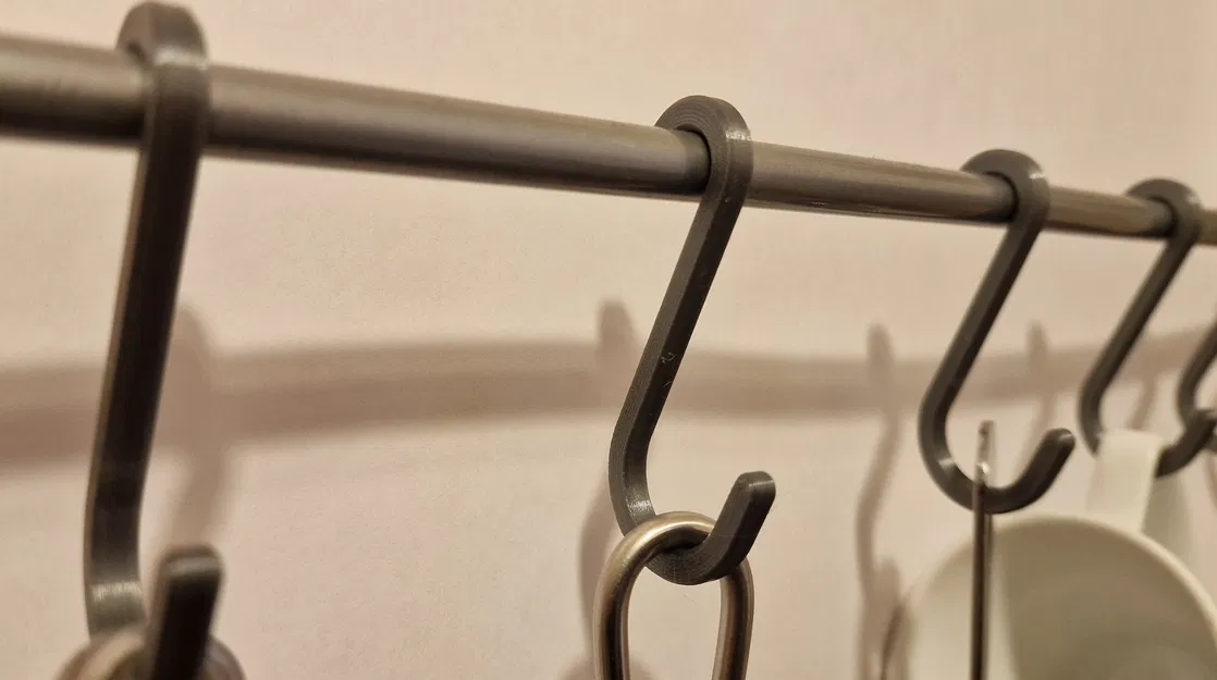 Móc Treo Thanh Reling Bếp Kẹp Snap-On (Reling 10mm) - Image 1