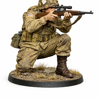 Lính Dù Bắn Tỉa Mỹ WW2 (Bolt Action) – 28mm