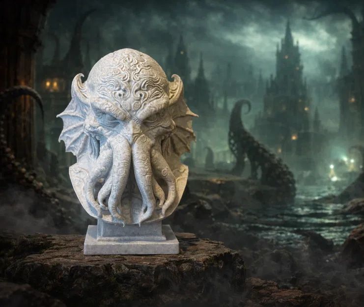 Tượng Bán Thân Cthulhu (Cthulhu Bust) - Image 1