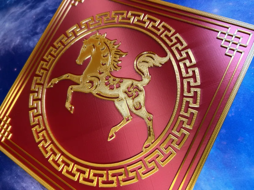 Trang trí tường & Coaster Ngựa Tết Nguyên Đán (Chinese New Year) - Image 2