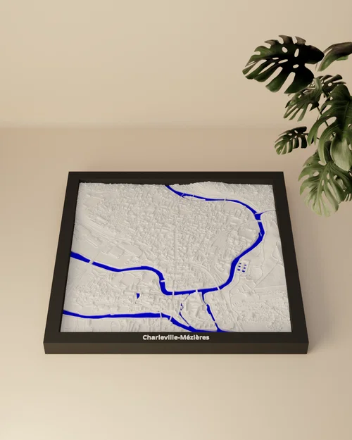 Charleville-Mézières, Pháp - Mô hình thu nhỏ 3D - Image 2