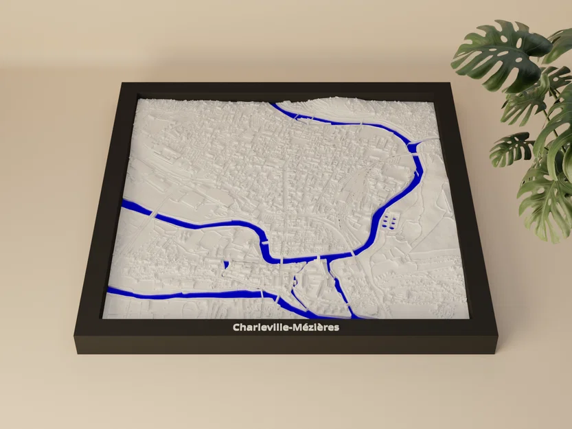 Charleville-Mézières, Pháp - Mô hình thu nhỏ 3D - Image 3