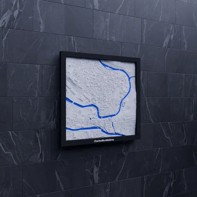 Charleville-Mézières, Pháp - Mô hình thu nhỏ 3D