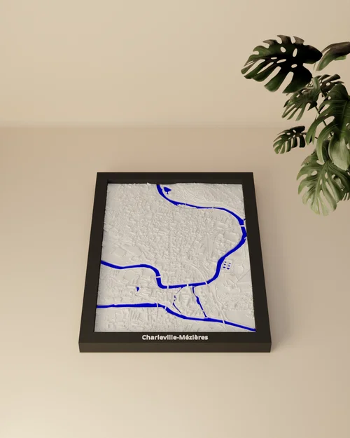 Charleville-Mézières, Pháp - Mô hình thu nhỏ 3D - Image 2