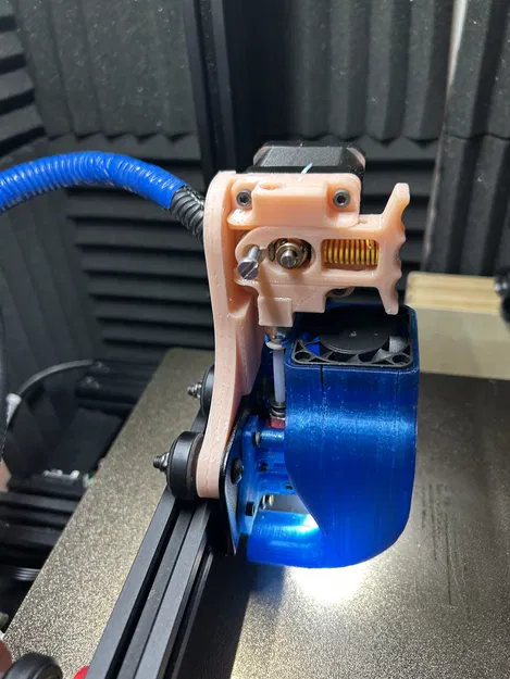 Adapter/Flange Direct Drive gắn trước cho Ender 3 (dùng X Carriage zin) - Image 4