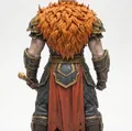 Valdos “Cinderheart” – Fire Genasi Barbarian DnD Miniature - Thumbnail 2