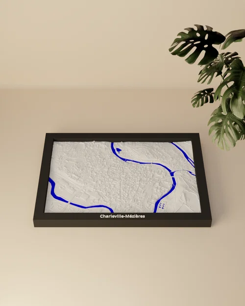 Charleville-Mézières, Pháp - Mô hình 3D Miniature - Image 2