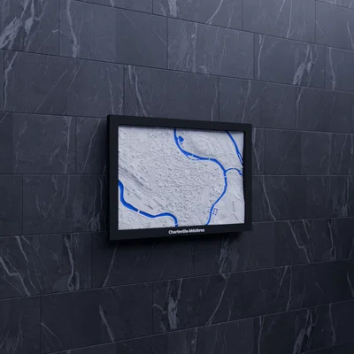 Charleville-Mézières, Pháp - Mô hình 3D Miniature