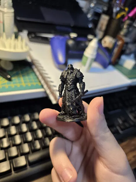 Valdos “Cinderheart” – Fire Genasi Barbarian DnD Miniature - Image 6