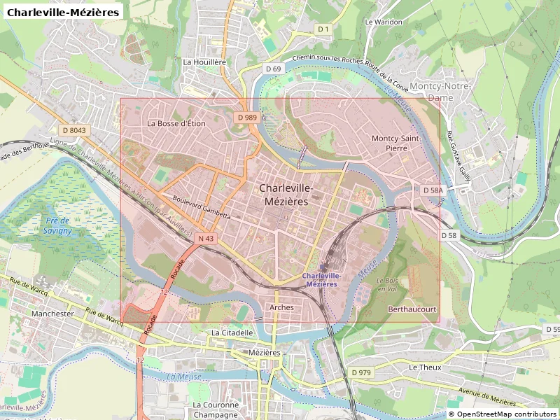 Charleville-Mézières, Pháp - Mô hình 3D Miniature - Image 8
