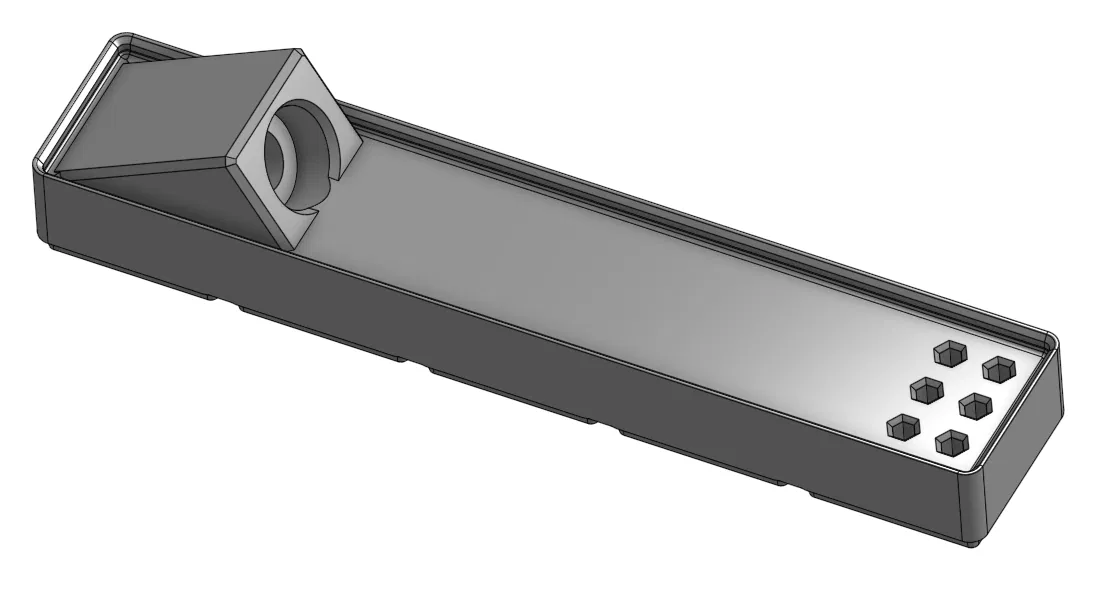 Fanttik E2 Holder Gridfinity 1x5x3 - Image 3