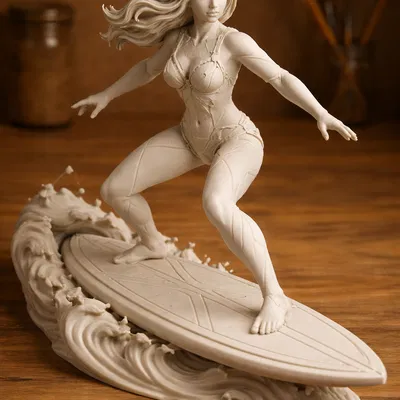 Ocean Rider – Tượng Nữ Anh Hùng Lướt Sóng