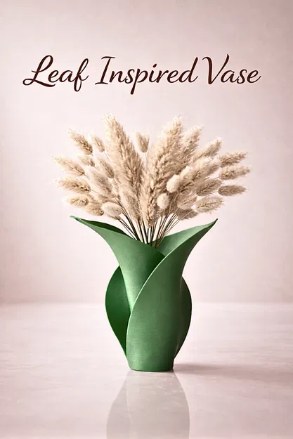 Bình Hoa Lấy Cảm Hứng Từ Lá (Leaf Inspired Vase) - Image 1
