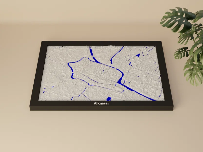 Alkmaar, Netherlands - 3D Miniature | Mô hình địa hình 3D - Image 3