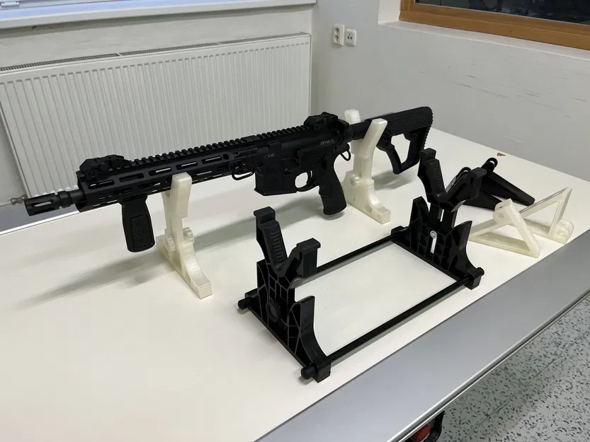 Giá đỡ/Sọt kê/Treo tường cho súng trường (Rifle Stand/Holder/WallMount) - Image 2