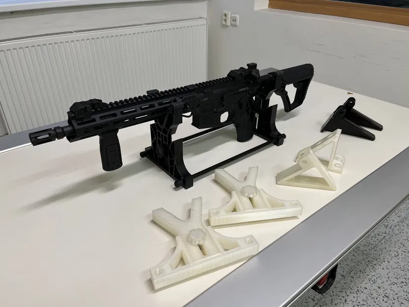 Giá đỡ/Sọt kê/Treo tường cho súng trường (Rifle Stand/Holder/WallMount) - Image 4