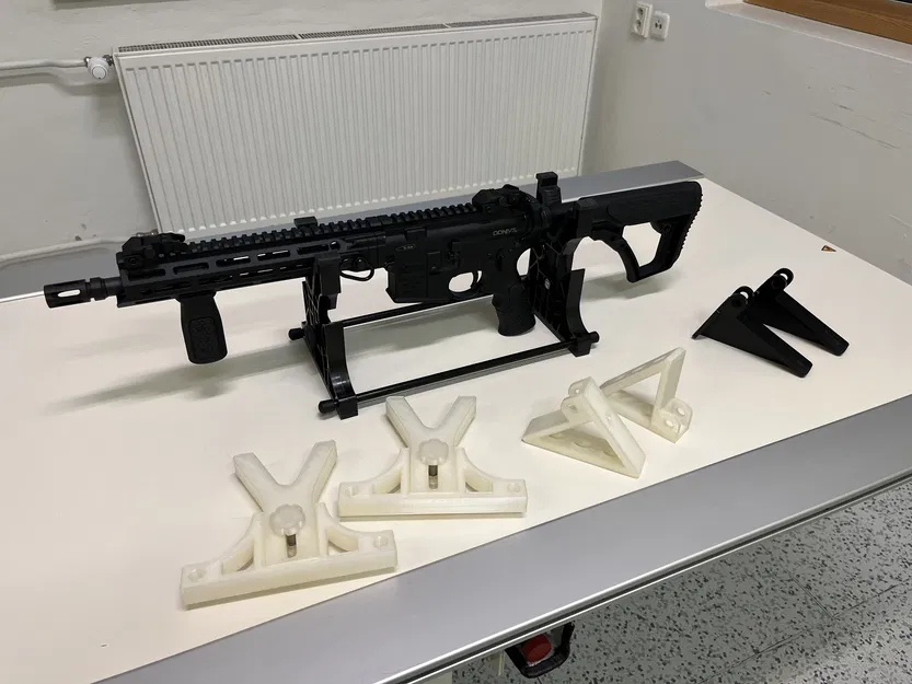 Giá đỡ/Sọt kê/Treo tường cho súng trường (Rifle Stand/Holder/WallMount) - Image 5