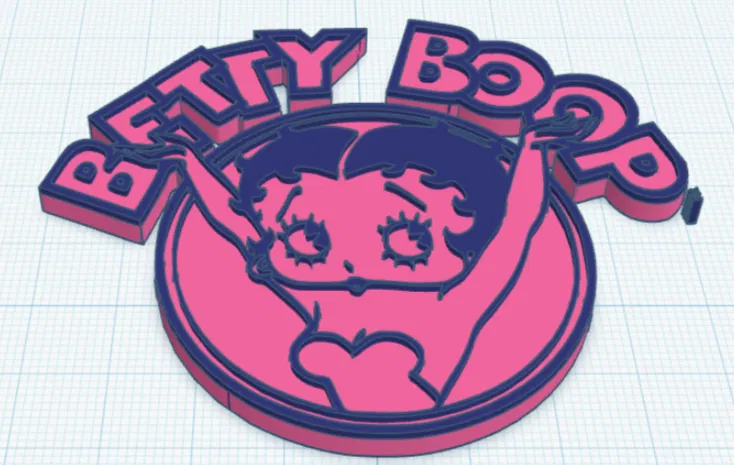 Mô hình 3D Betty Boop - Image 1