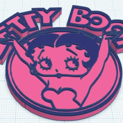 Mô hình 3D Betty Boop