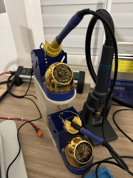 Giá đỡ 2 mỏ hàn Hakko (Hakko Dual Soldering Iron Stand) - Image 1