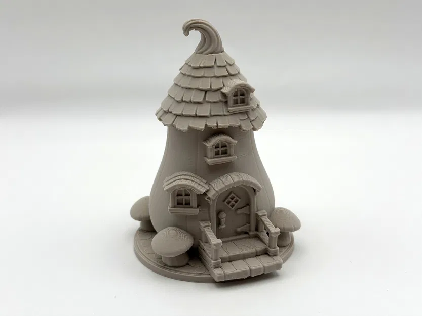 Toadstool Cottage – Nhà Nấm Fantasy Mini để In 3D - Image 2