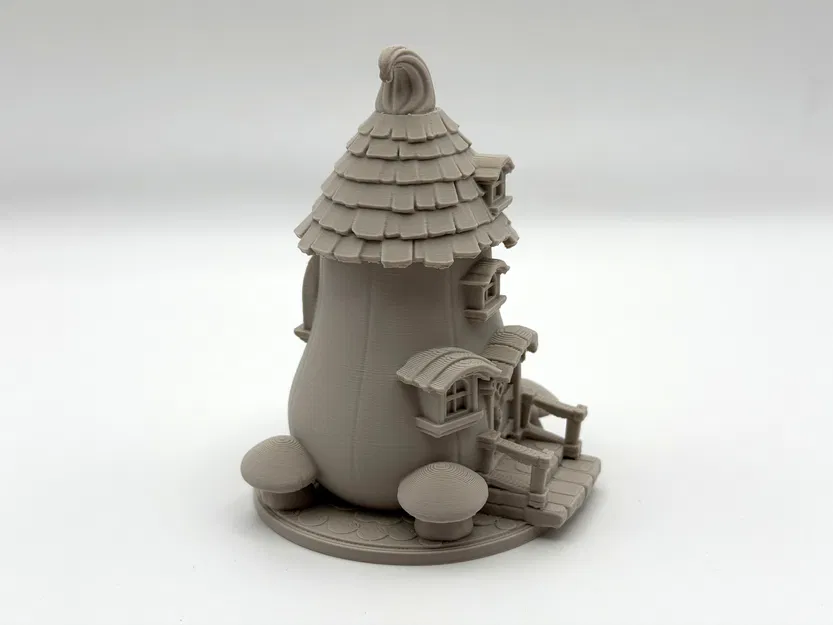 Toadstool Cottage – Nhà Nấm Fantasy Mini để In 3D - Image 4