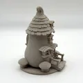 Toadstool Cottage – Nhà Nấm Fantasy Mini để In 3D - Thumbnail 4